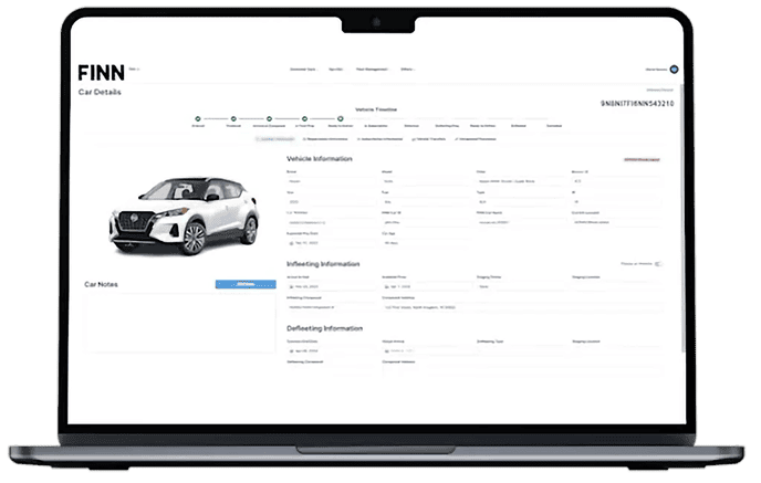 Image of a MacBook with illustrative information