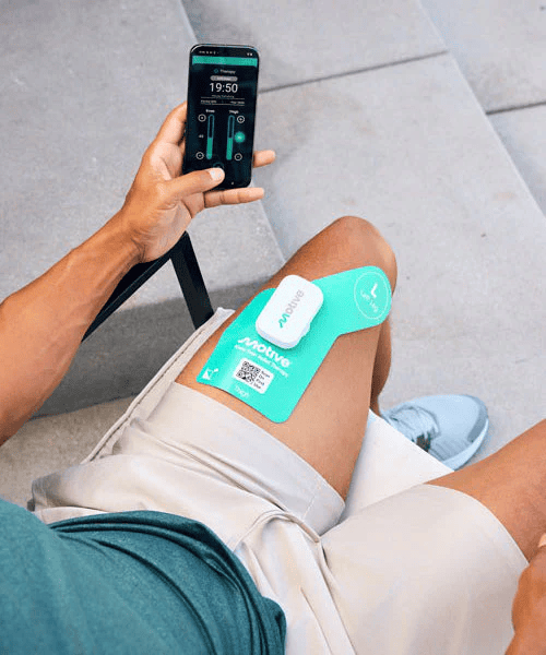  Image of a person using a Motive Health product