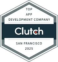 certificate from Clutch - development company