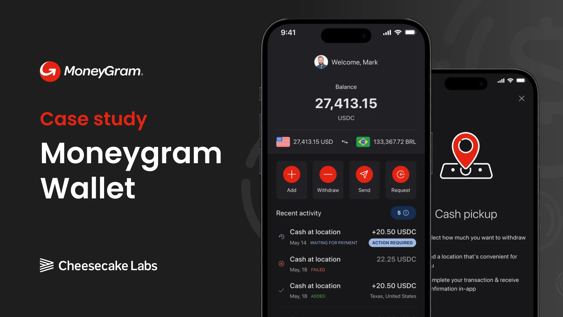 MoneyGram Wallet Case Study | Cheesecake Labs