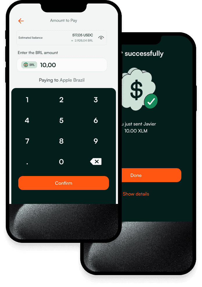 Cell phone image with illustrative information.